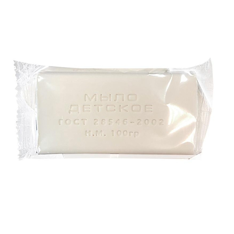 Мыло туалетное Детское в прозрачной обертке флоупак 100гр_СпбКзнВлгКр