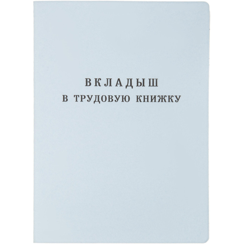 Бланк Вкладыш к трудовой книжке (новый 2023г)