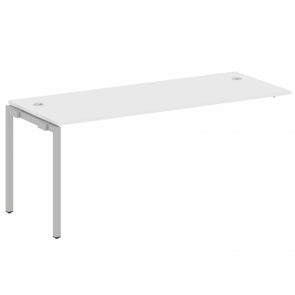 Metal System Quattro Проходной элемент рабочей станции на П-образном м/к 40БП.ПРС-СП-1.5 Белый/Метал Metal System Quattro Проходной элемент рабочей станции на П-образном м/к 40БП.ПРС-СП-1.5 Белый/Метал