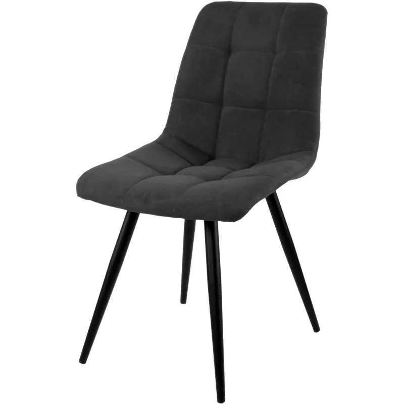 Стул Комус FORM HN BLACK (BOX-4) RU SORO-95 темно-серый/ черный