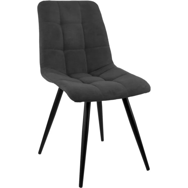 Стул Комус FORM HN BLACK (BOX-4) RU SORO-95 темно-серый/ черный