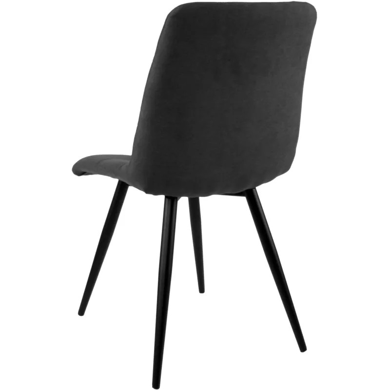 Стул Комус FORM HN BLACK (BOX-4) RU SORO-95 темно-серый/ черный