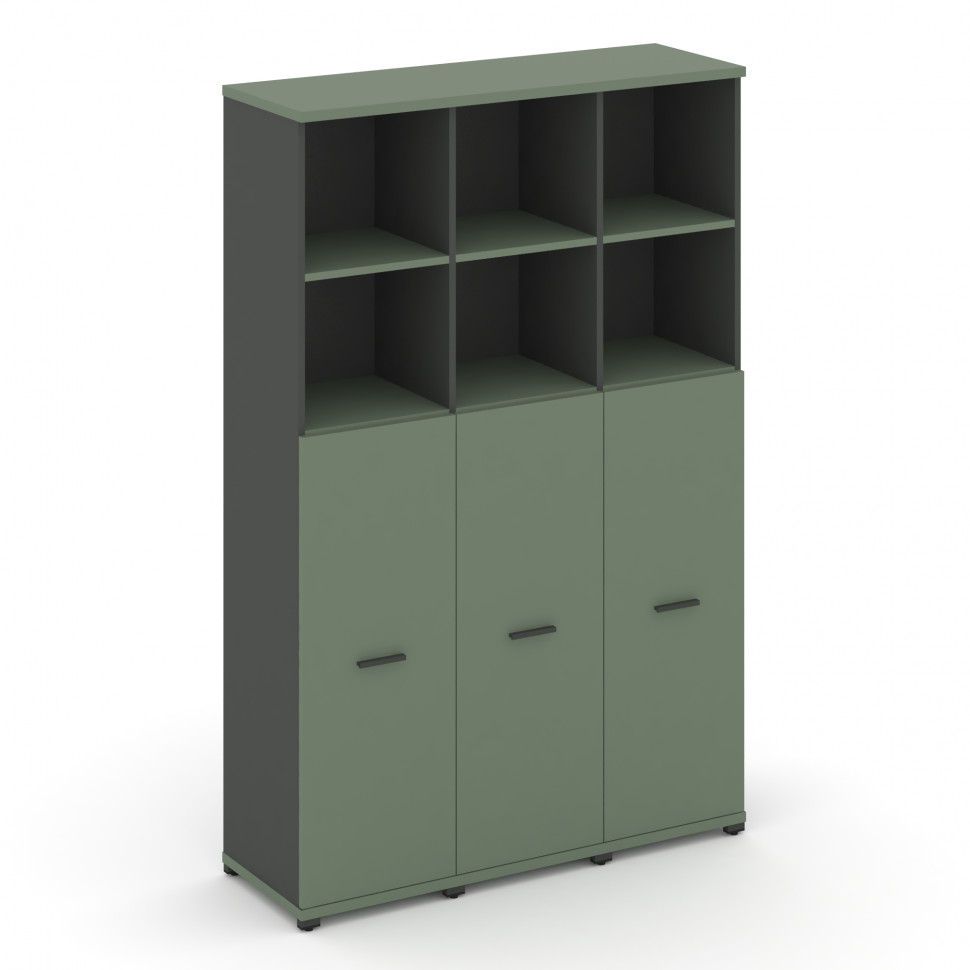 Concept Шкаф 3 узкие секции, 5 ниш CN.STU-534 A Кобо/Антрацит/Металл Антрацит 1252*420*1922 Concept Шкаф 3 узкие секции, 5 ниш CN.STU-534 A Кобо/Антрацит/Металл Антрацит 1252*420*1922