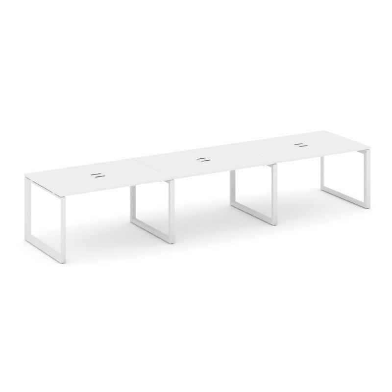 Style Project Стол переговорный SN-59O.SPRG-022 Белый/Металл Белый 3540*980*750