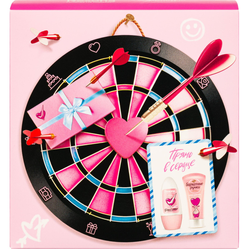 Подарочный набор Rexona Прямо в сердце,50+45мл жен