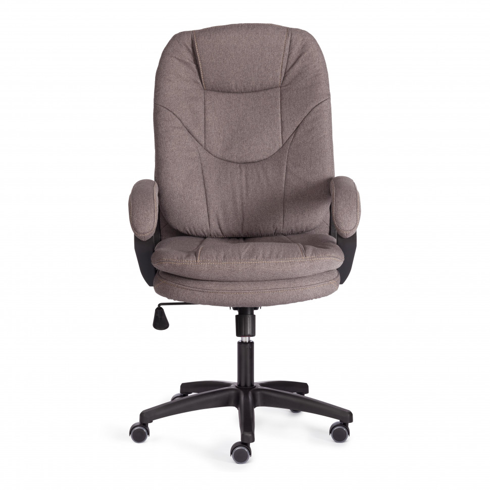 Кресло COMFORT LT (22) ткань рогожка Nice, мокко (серо-бежевая)