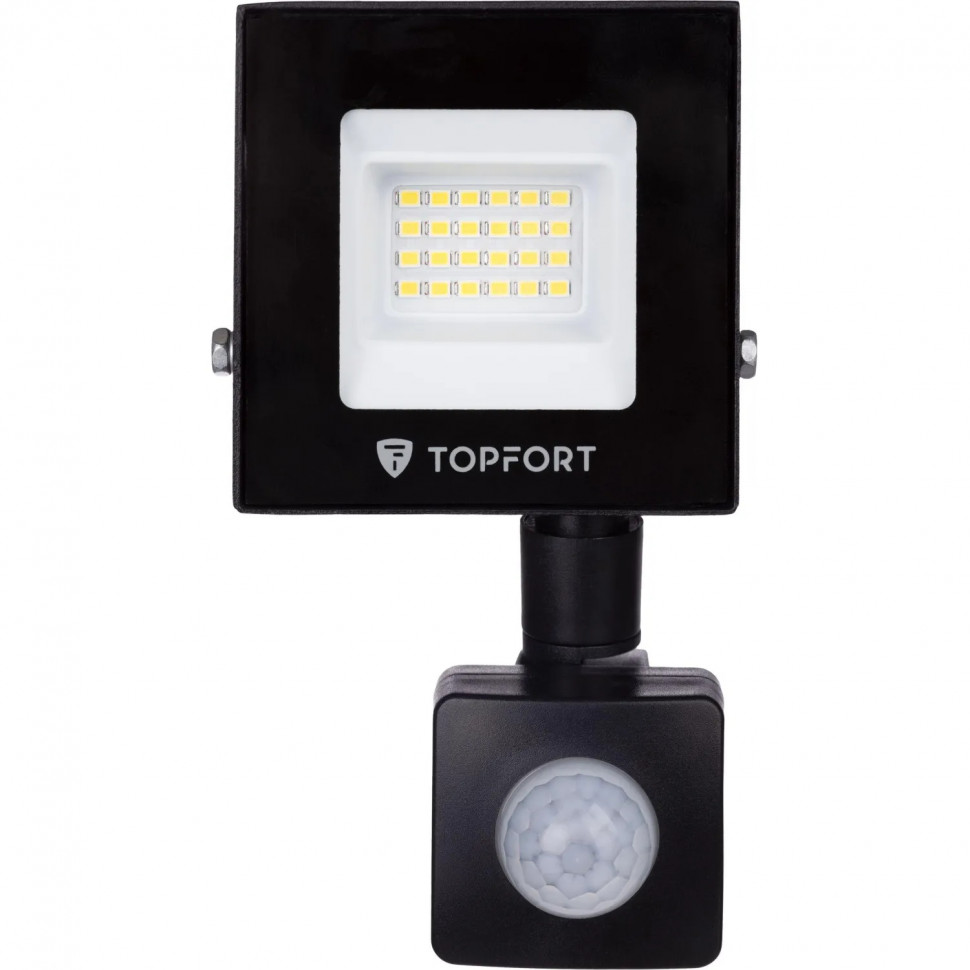 Прожектор светодиодный Topfort LED FL MS 20W 6500K 1700Л c датчик. движения