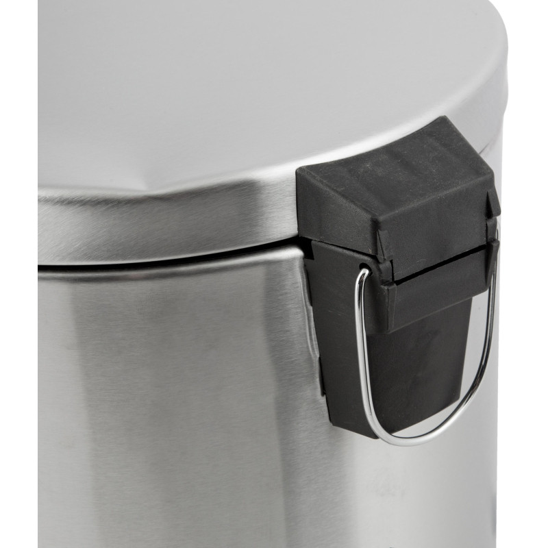 Ведро мусорное с педалью 20 л, матовое, нержавеющая сталь