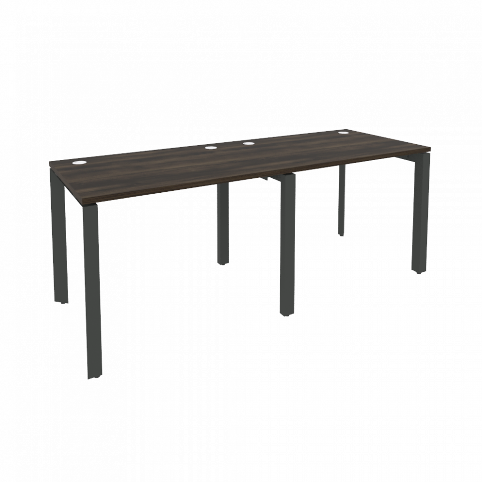 Onix Рабочая станция на П-образном м/к O.MP-RS-2.1.7 Дуб Мали/Металл Антрацит 1960*720*750