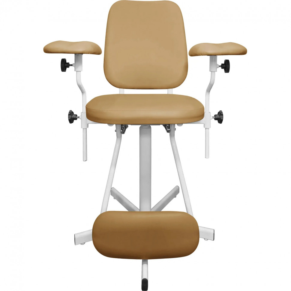 Кресло SK6_ZM_медицинское М101-08 белое, к/з бежевый