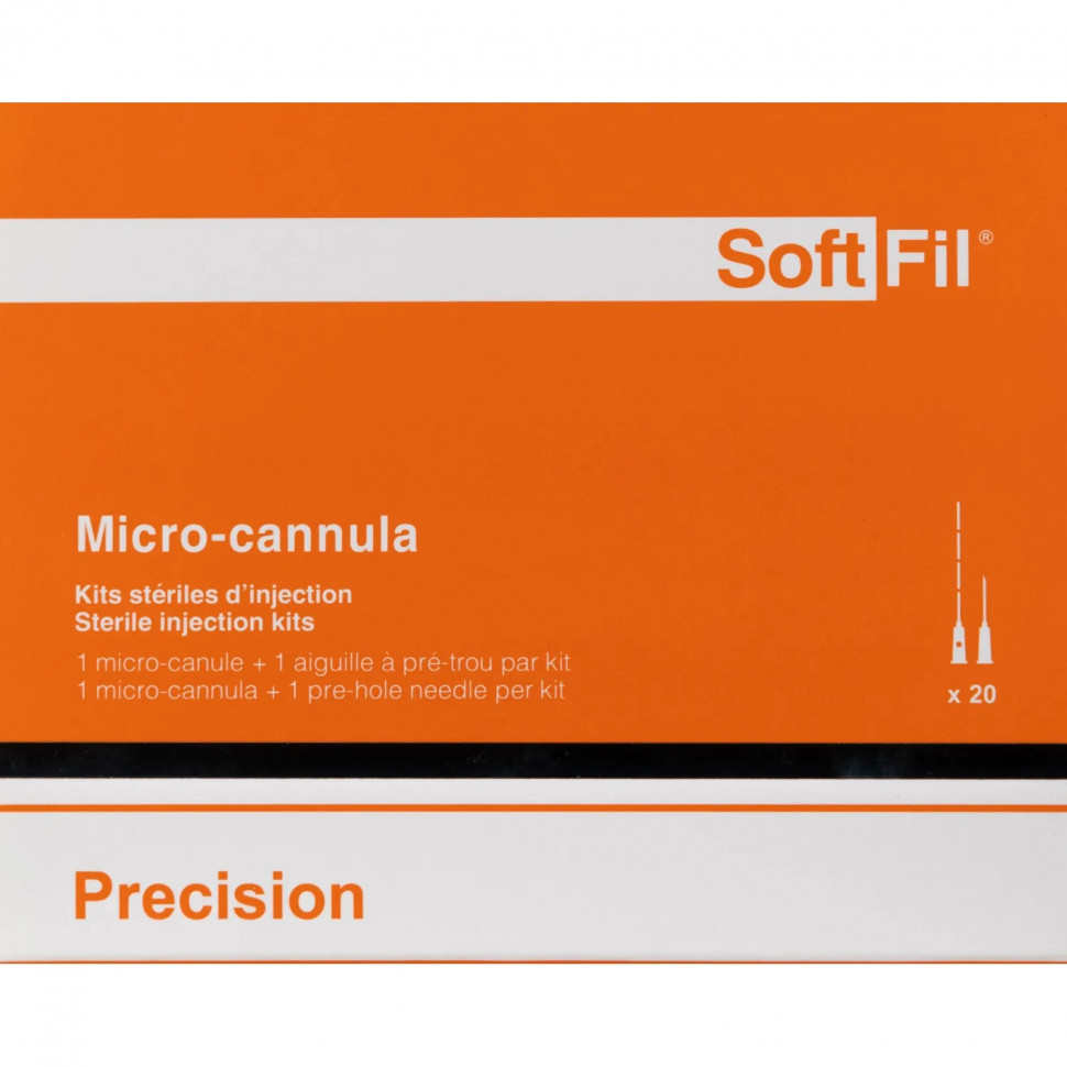 Игла (канюля) д/контур.пласт.SoftFill Precision 22G/50, игла22G/25, 20шт/уп