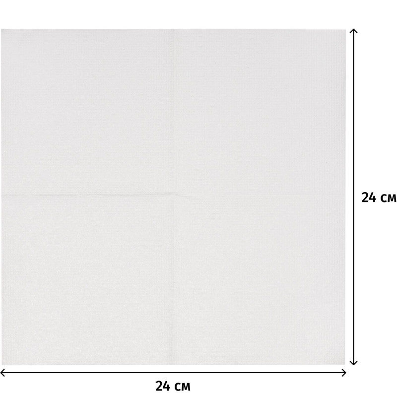 Салфетки бумажные Luscan 1 сл 24x24см белые 100штх4, спендер Салфетки бумажные Luscan 1 сл 24x24см белые 100штх4, спендер