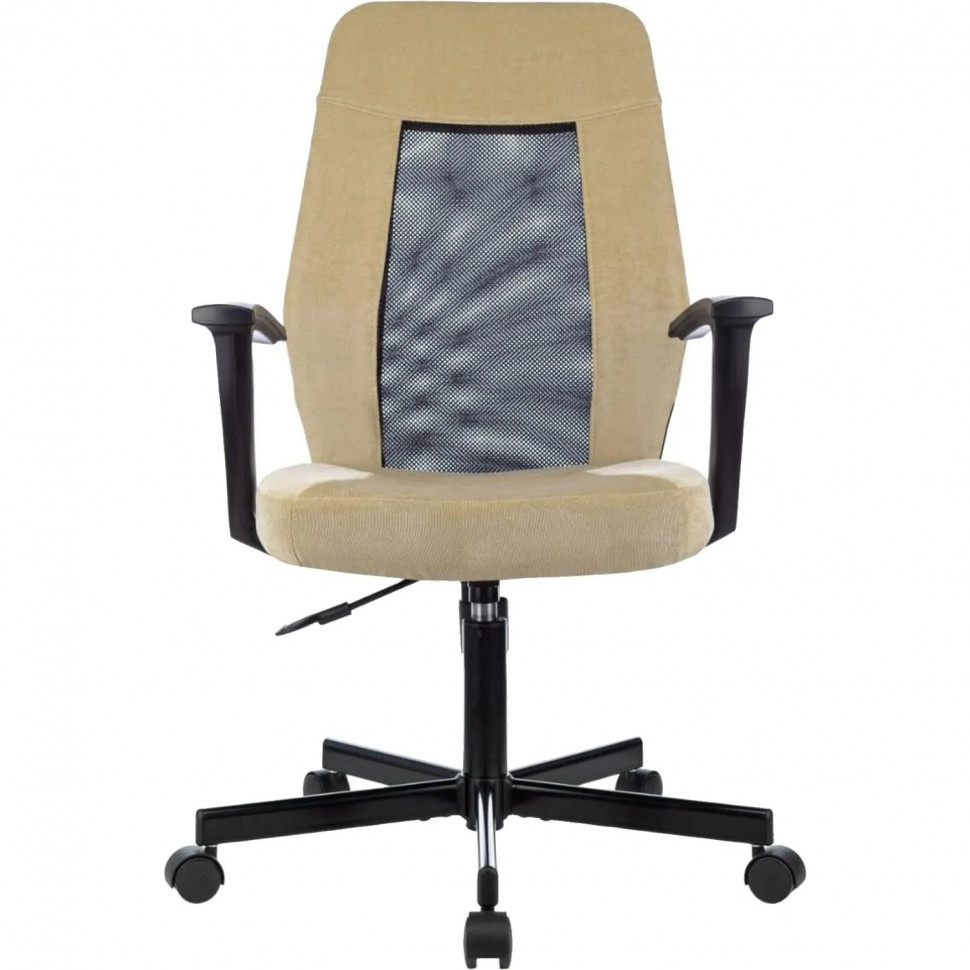 Кресло VB_EChair 225 PTW беж/черн Light-21 сетка/ткань металл