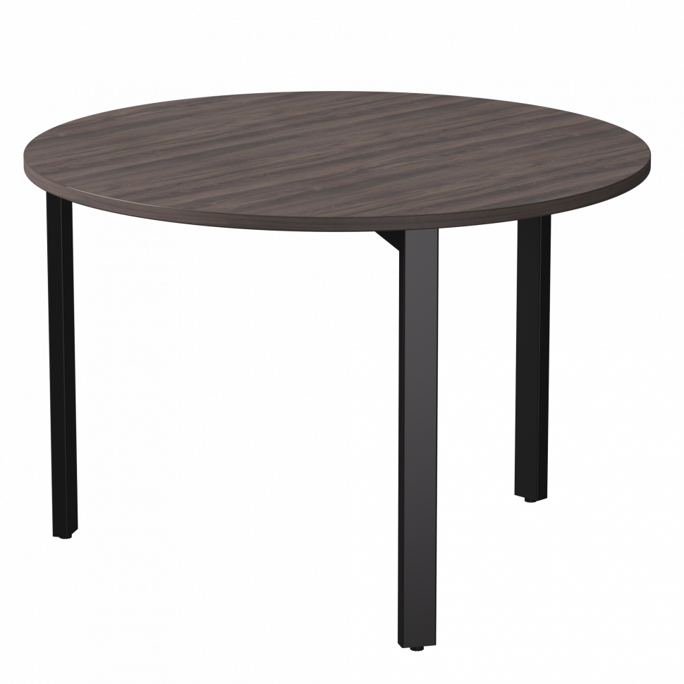 Стол переговорный Everprof EVO (ЭВО) D1100 1100x755 Дуб Пасадена/Черный