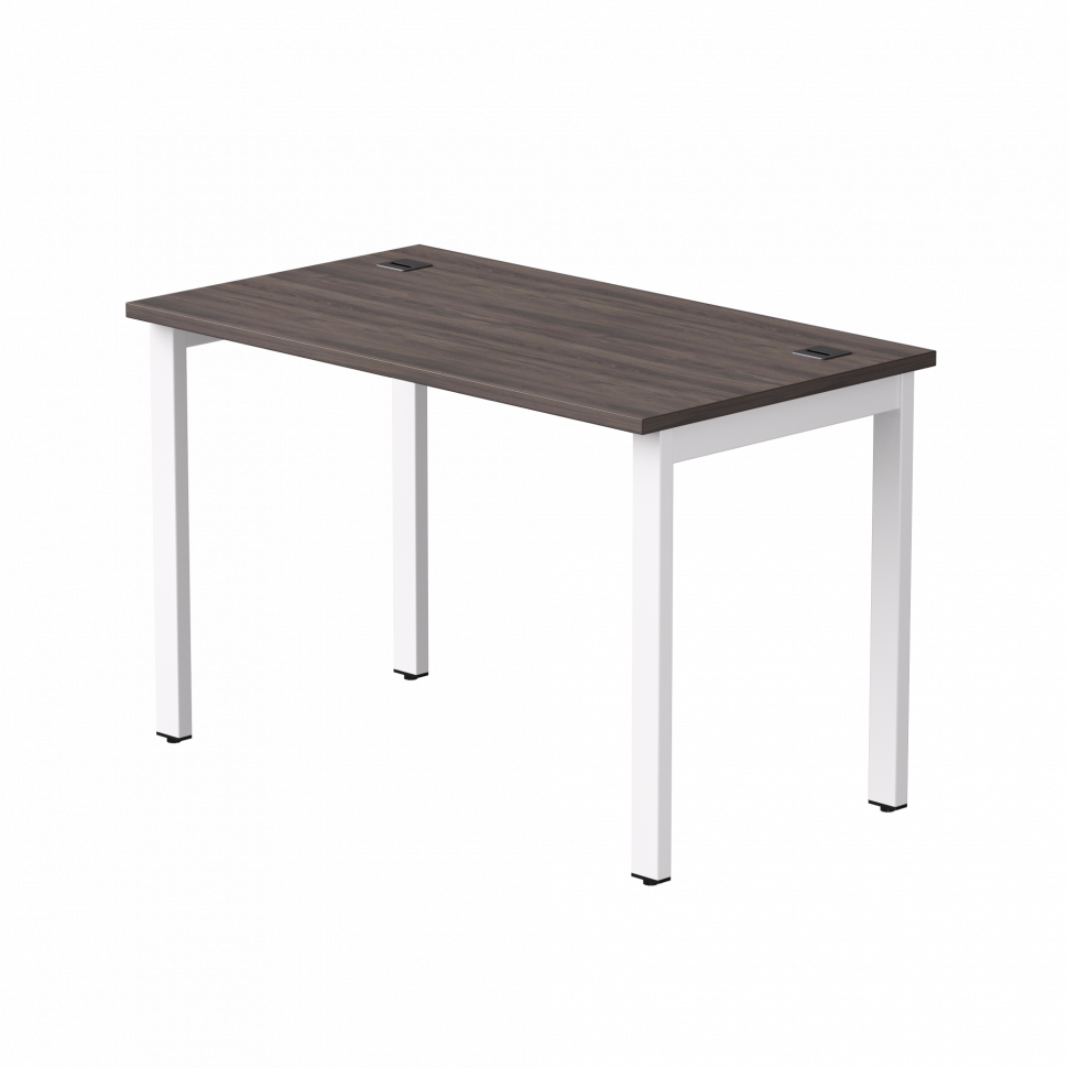 Стол прямой Everprof EVO (ЭВО) на металлокаркасе 1180х670х755 мм Дуб Пасадена/Белый