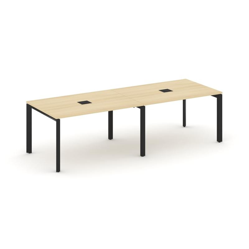 Style Project Стол переговорный SN-59P.SPRG-012 Акация Лорка/Металл Черный 2360*980*750