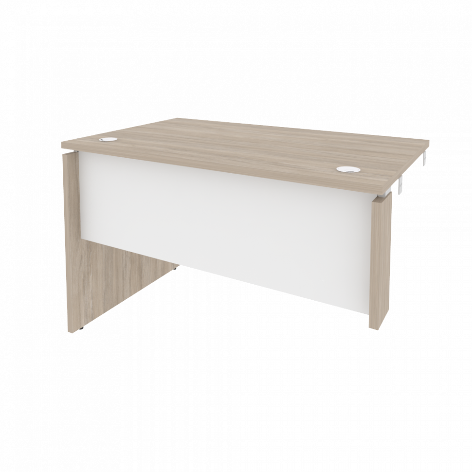 Onix Стол-приставка левый к опорным элементам O.SPR-2.7 (L) Дуб Аттик/Белый Бриллиант 1180*720*750