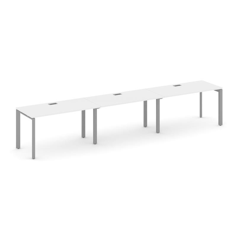 Style Project Рабочая станция односторонняя SN-59P.ORS-034 Белый/Металл Серый/Серебро Заглушка 4740*