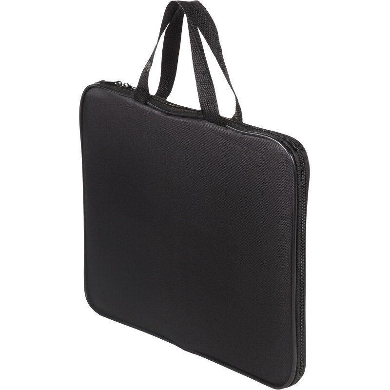 Папка-портфель А4 ручка из тесьмы 1426260 черный  /1Ш421_6260