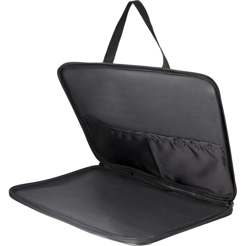 Папка-портфель А4 ручка из тесьмы 1426260 черный  /1Ш421_6260