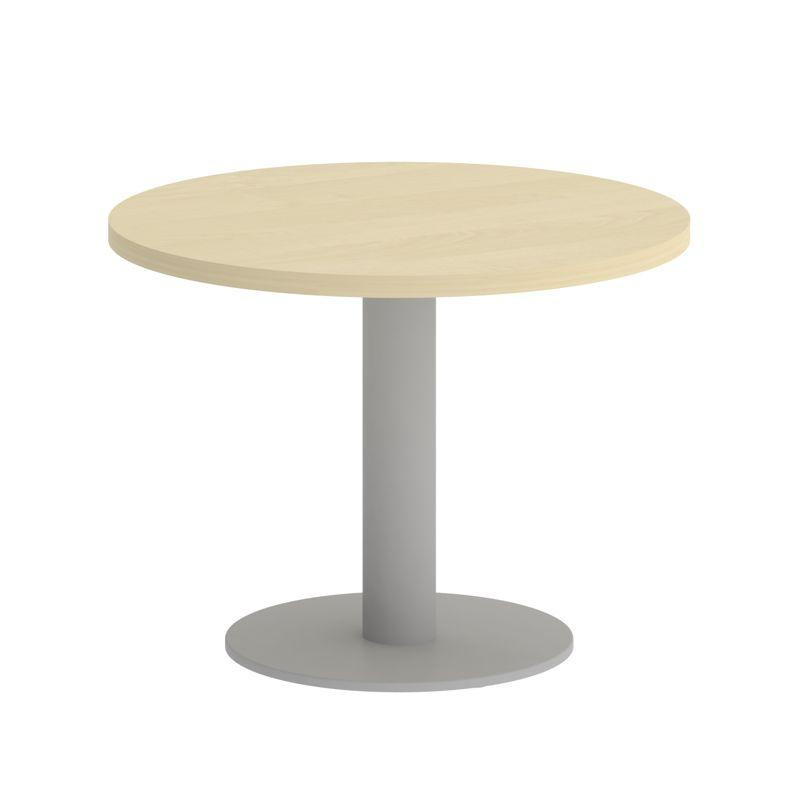 Riva Стол журнальный круглый А.СЖ-1 Клен/Металл Серый 600*600*450 Riva Стол журнальный круглый А.СЖ-1 Клен/Металл Серый 600*600*450