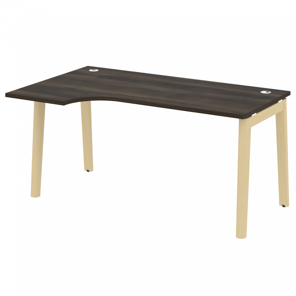 Onix Wood Стол эргономичный левый OW.SA-1 (L) Дуб Мали/Дуб Светлый/Металл Белый 1580*980*750 (720/46 Onix Wood Стол эргономичный левый OW.SA-1 (L) Дуб Мали/Дуб Светлый/Металл Белый 1580*980*750 (720/46