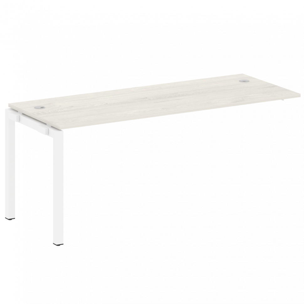 Metal System Quattro Проходной элемент рабочей станции на П-образном м/к 50БП.ПРС-СП-1.5 Дуб Наварра