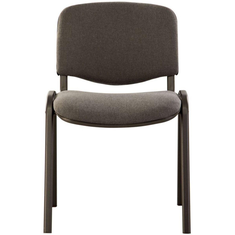 Стул UA_EChair ISO WIN(ИЗО) черн, ткань серая С-38