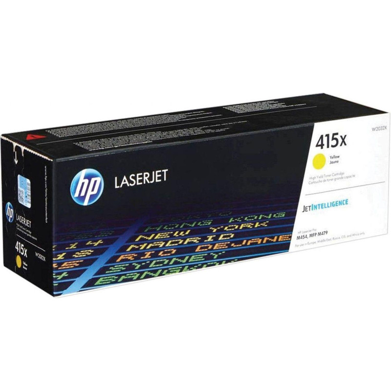 Тонер-картридж HP 415X W2032X жел. пов. емк. для HP LJ M454/MFP M479