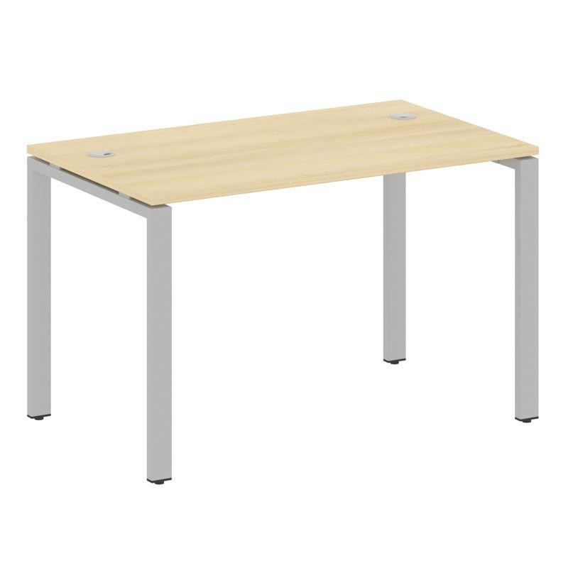 Metal System Стол письменный на П-образном м/к БП.СП-2 Акация Лорка/Металл Серый 1200*720*750