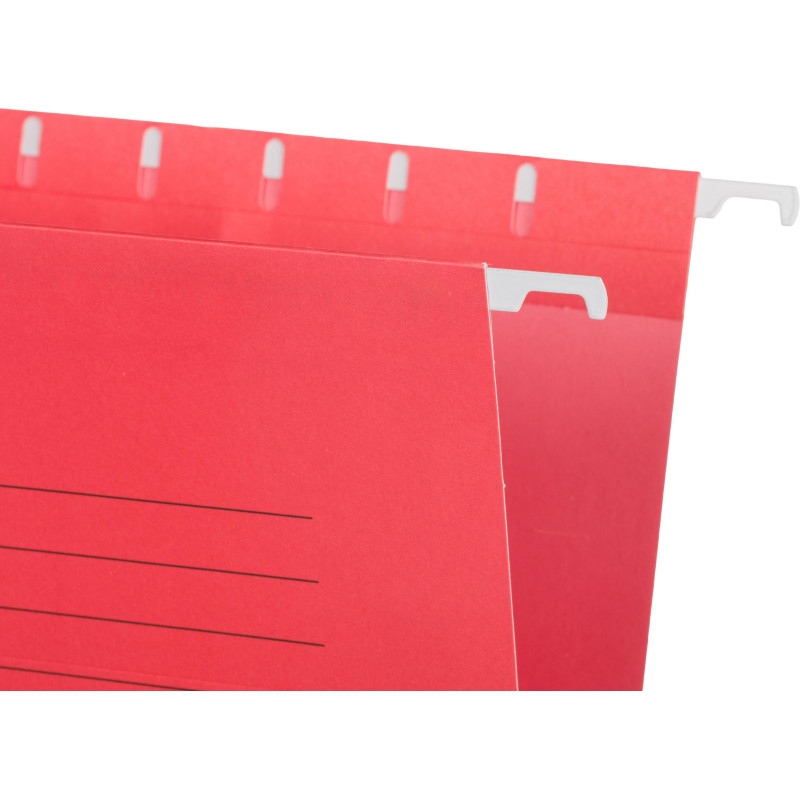 Папка подвесная Attache Foolscap, картон красный, до 200л., 5шт/уп Папка подвесная Attache Foolscap, картон красный, до 200л., 5шт/уп