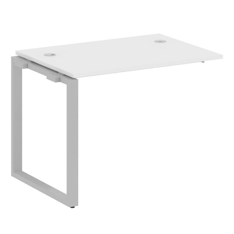 Metal System Проходной элемент рабочей станции на О-образном м/к БО.ПРС-СП-1.1 Белый/Металл Серый 10