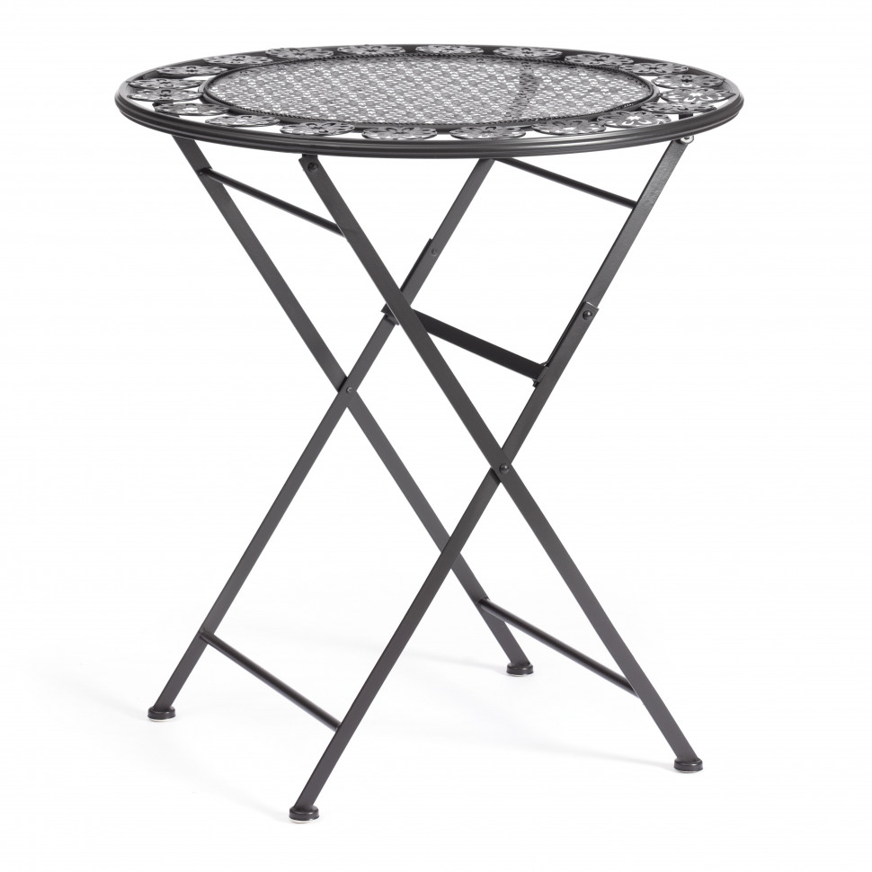 Стол Patio (PL08-11139) стальной сплав, черный, 70х75см