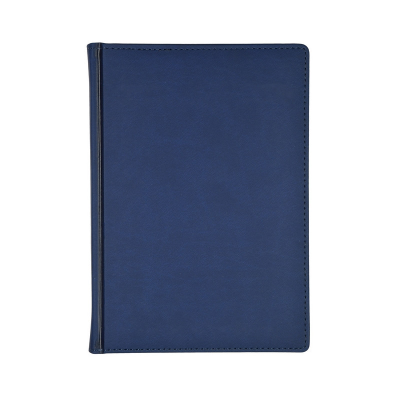 Ежедневник недатированный А5+, 136л, VELVET темно - синий  3-115/18