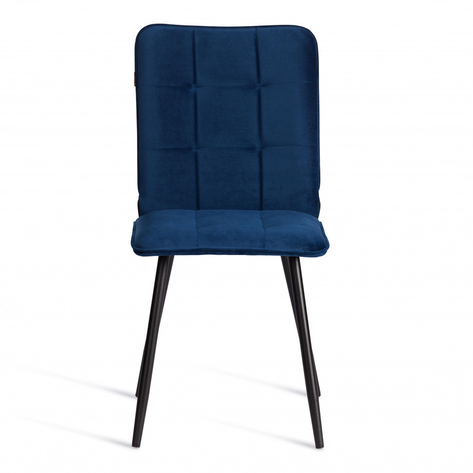 Стул обеденный Bari LT, велюр, Blue (синий), 41х55х89 см