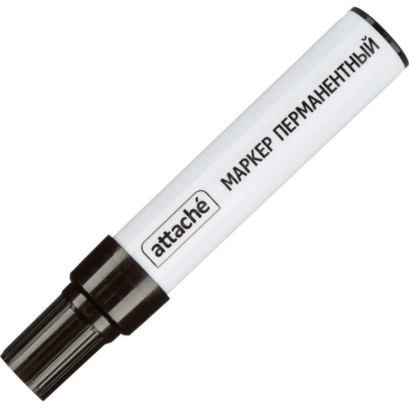 Маркер перманентный ATTACHE чёрный 3-10мм