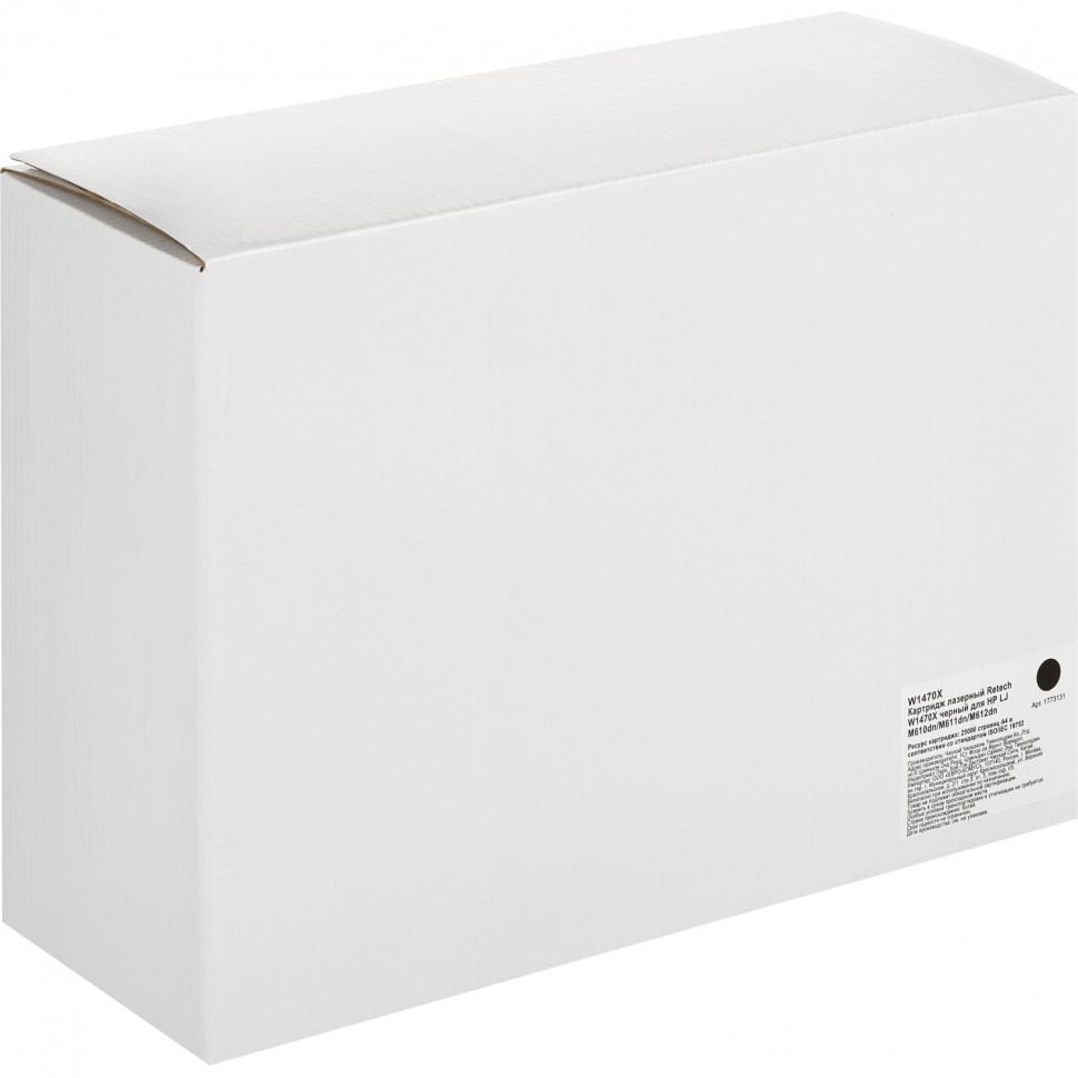 Картридж лазерный Retech W1470X чер. для HP LJ M610dn/M611dn/M612dn