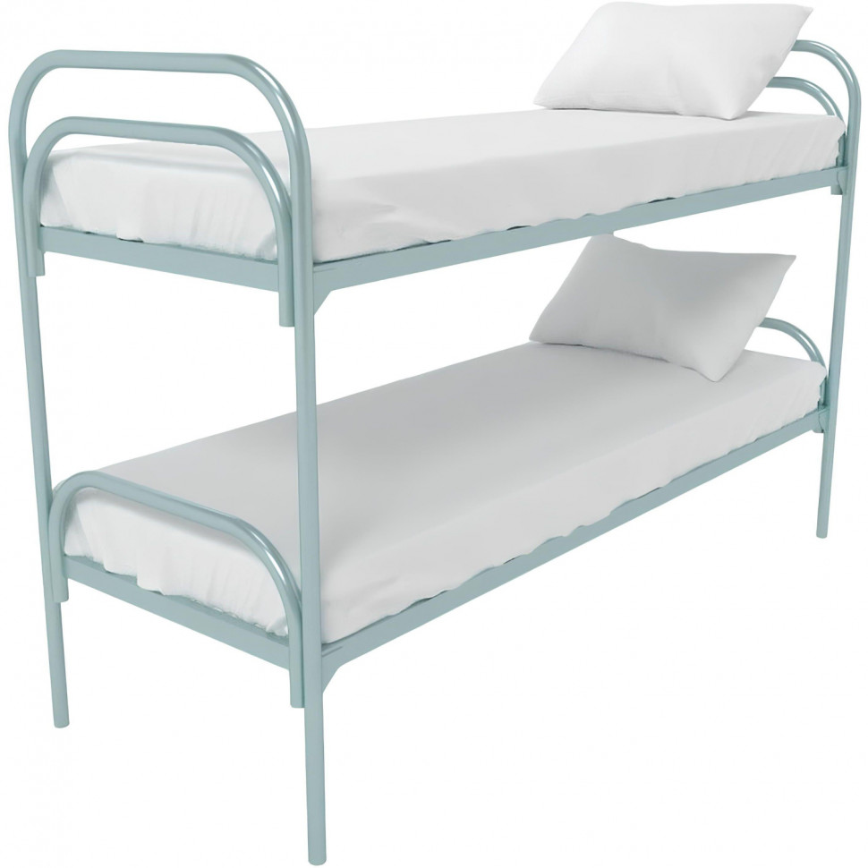 Кровать CAM_металлическая двухъярусная Стандарт+2 900х1900,сетк100х50,2пере