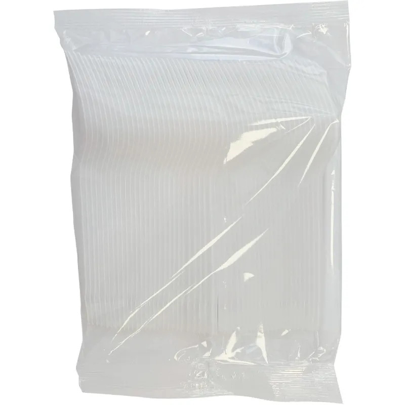 Вилка одноразовая белая ПП 150 мм 50шт/уп