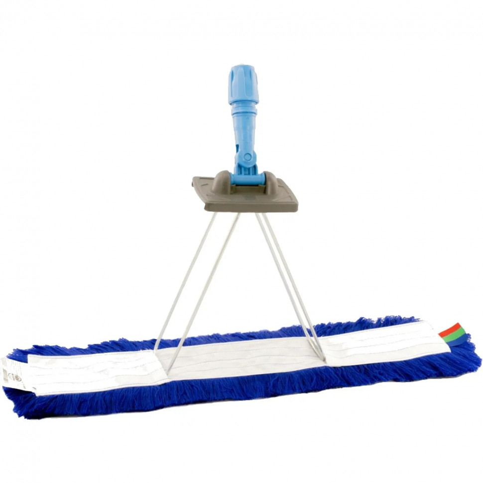 Держатель МОПа рамочный 100х10см т.серый/синий NT184