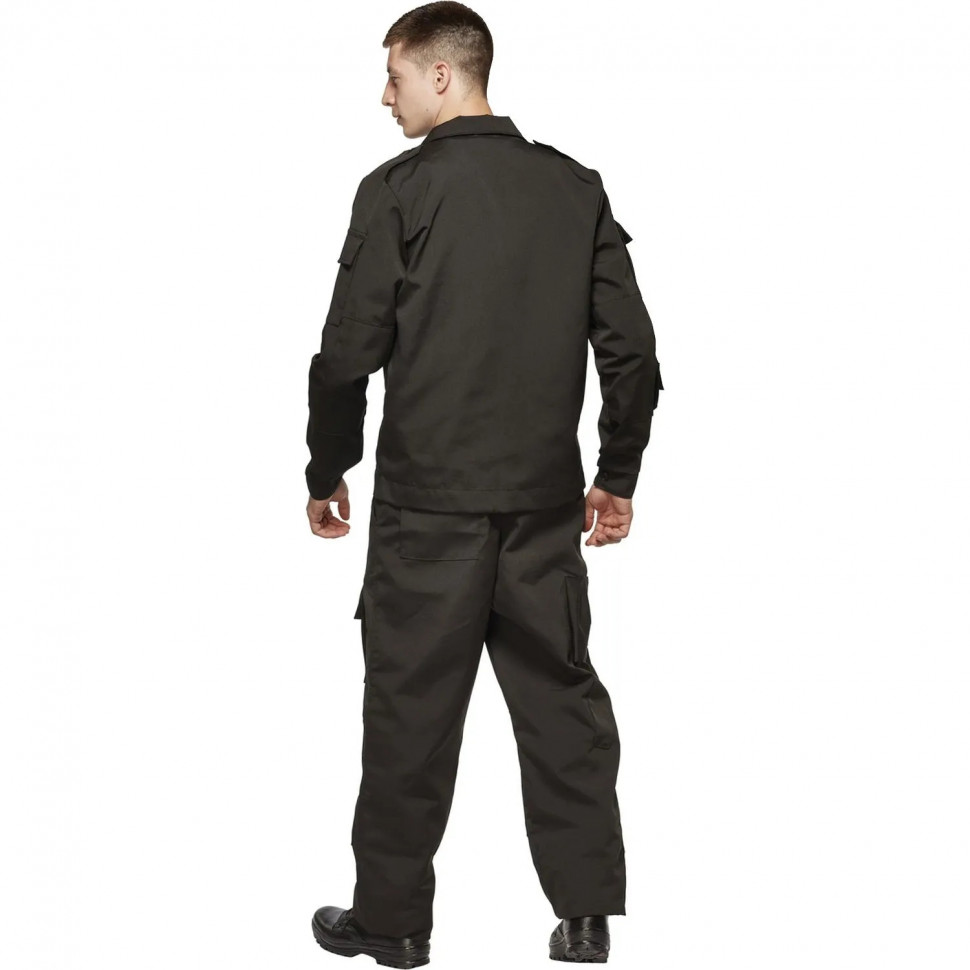 Костюм охранника ло32-КБР черный (60-62) 170-176