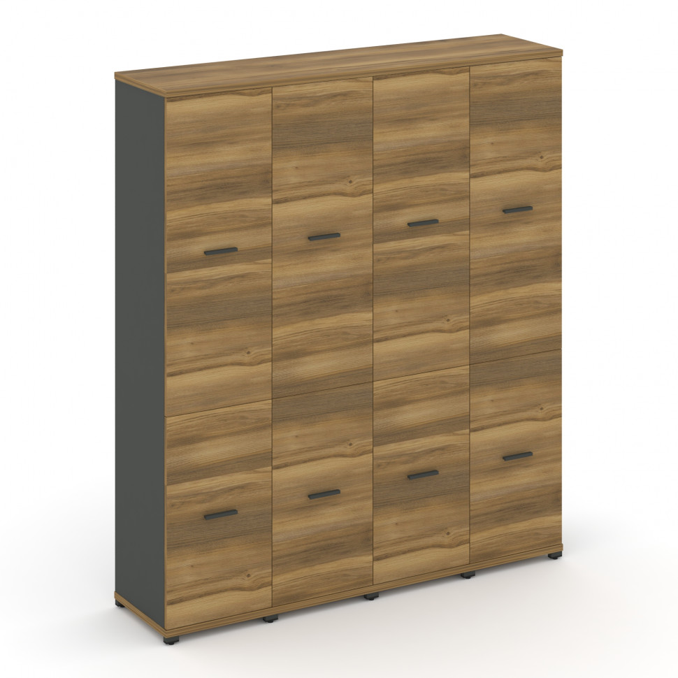 Concept Шкаф 4 узкие секции, 5 ниш CN.STU-542 A Сандал Янтарный/Антрацит/Металл Антрацит 1668*420*19 Concept Шкаф 4 узкие секции, 5 ниш CN.STU-542 A Сандал Янтарный/Антрацит/Металл Антрацит 1668*420*19