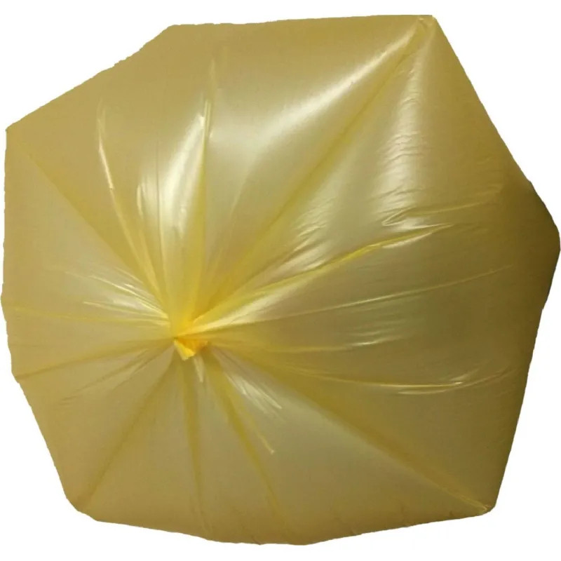 Мешки для мусора ПНД 60л 10мкм 20шт/рул желтый 58х68см_СПБ Мешки для мусора ПНД 60л 10мкм 20шт/рул желтый 58х68см_СПБ