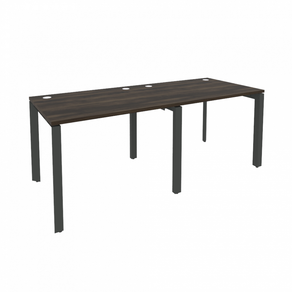 Onix Рабочая станция на П-образном м/к O.MP-RS-2.1.8 Дуб Мали/Металл Антрацит 1960*800*750