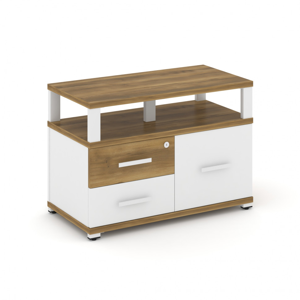 Concept Тумба приставная широкая 2 ящ.+1 распаш. фасад с надставкой широкой CN.TSP-006 W Сандал Янта Concept Тумба приставная широкая 2 ящ.+1 распаш. фасад с надставкой широкой CN.TSP-006 W Сандал Янта