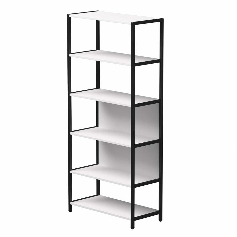 Стеллаж металлический высокий Everprof EVO (ЭВО) 830х385x1840 Белый/Черный