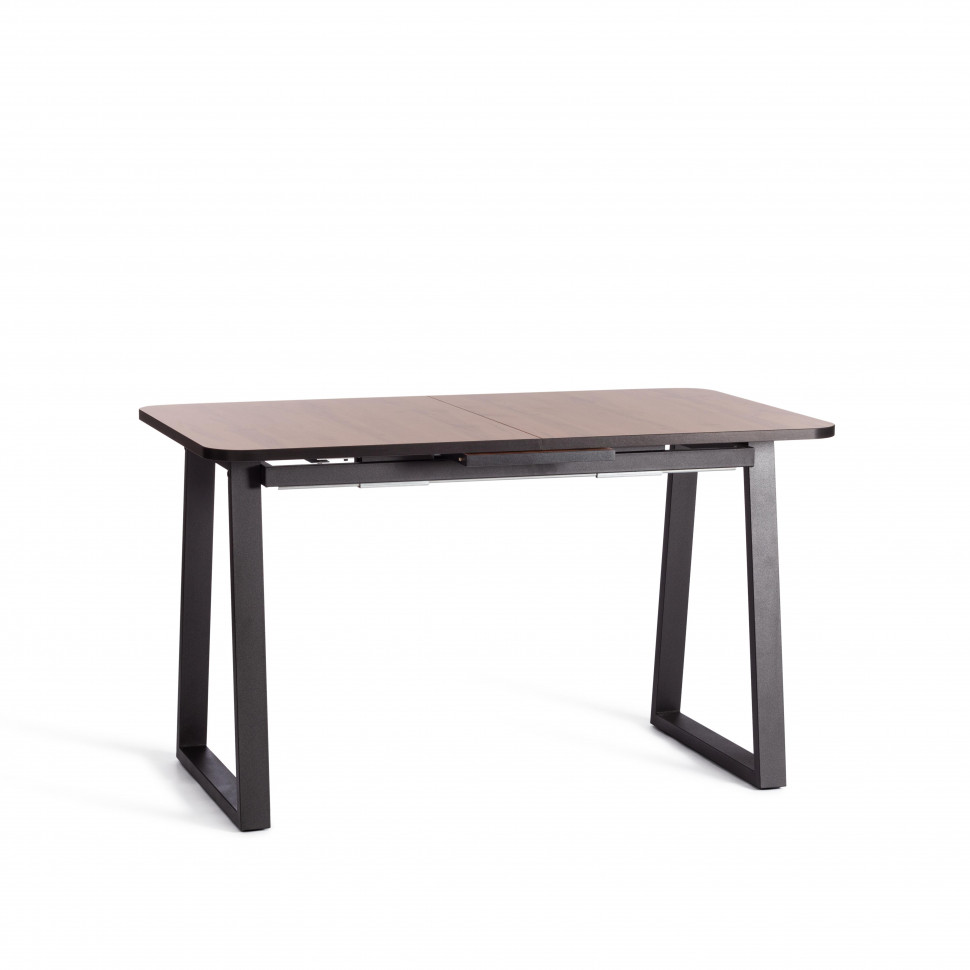 Стол MALTIDO ЛДСП/HPL/металл, 130 х 75+30 х 75 см, Дуб Вотан/чёрный