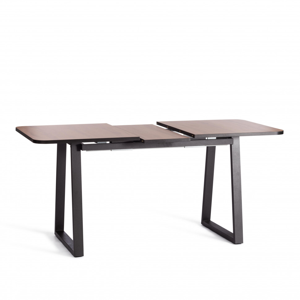 Стол MALTIDO ЛДСП/HPL/металл, 130 х 75+30 х 75 см, Дуб Вотан/чёрный