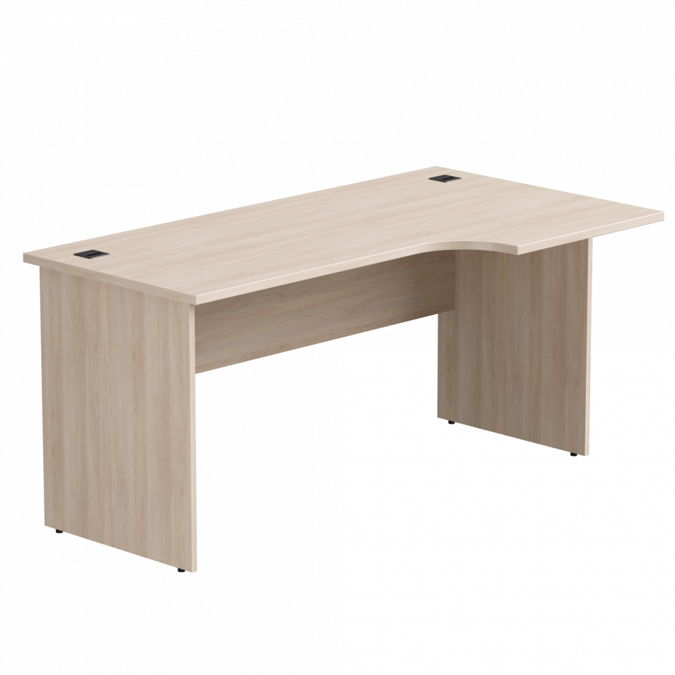 Стол эргономичный правый Everprof EVO (ЭВО) опоры ЛДСП 1580х670(870)x755 мм Дуб Соната