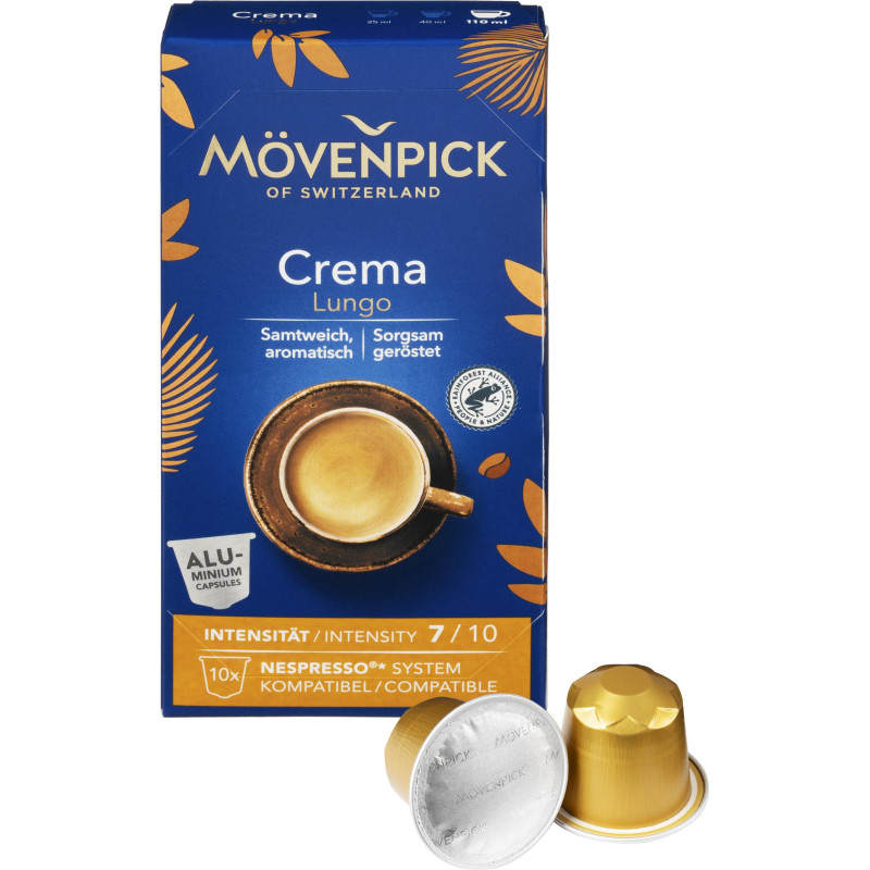 Кофе в капсулах Movenpick Lungo Crema, 10 капсул